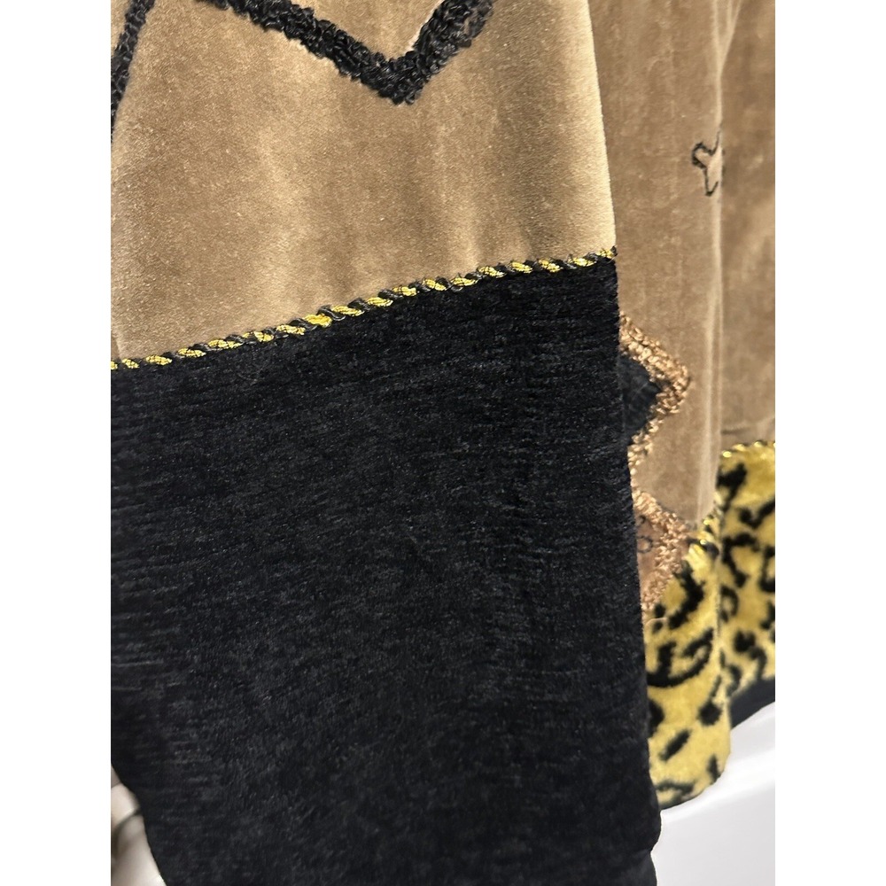 Vintage Woman New Direction Patchwork Animal Print Jacket Size XL too cool - Picture 9 of 15